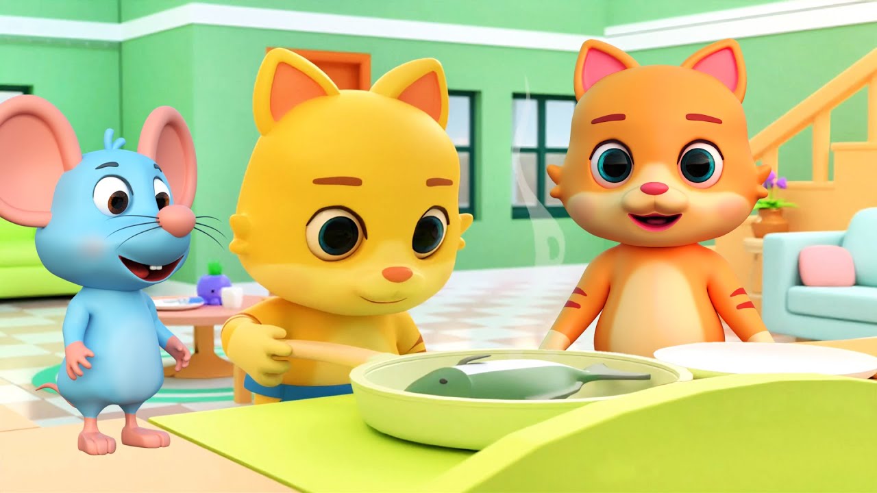 Con M&egrave;o Của Em - Ch&uacute; M&egrave;o Con - Nhạc Thiếu Nhi - Hoạt H&igrave;nh M&egrave;o v&agrave; Chuột