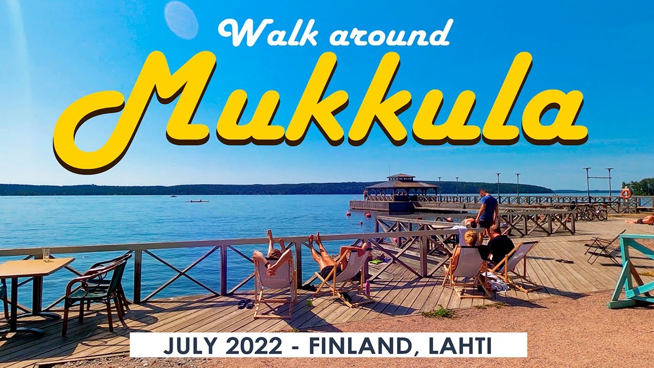 Lahti Walk: Mukkula, July 2022, Finland [4K]