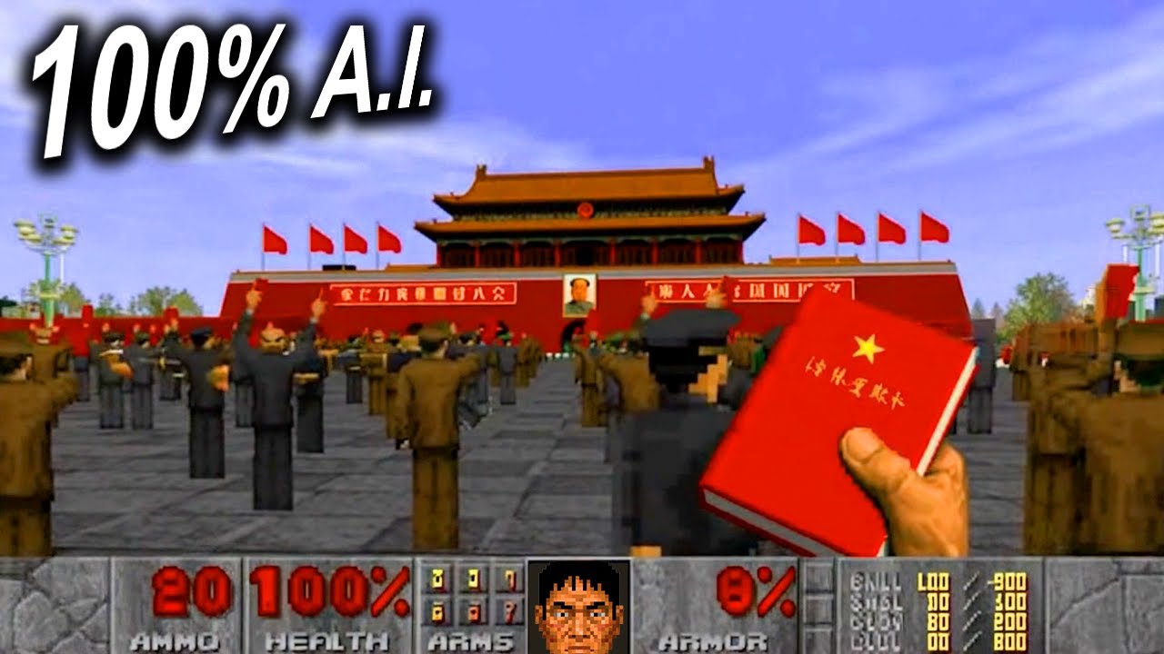 Chinese History as a Doom Game (A.I. Video)