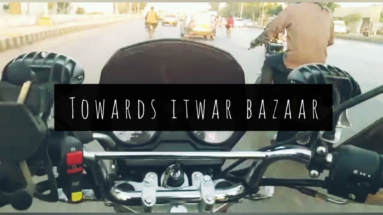 Itwar Bazaar Aladin Park Karachi | YBR G Ride | Raftaar Song