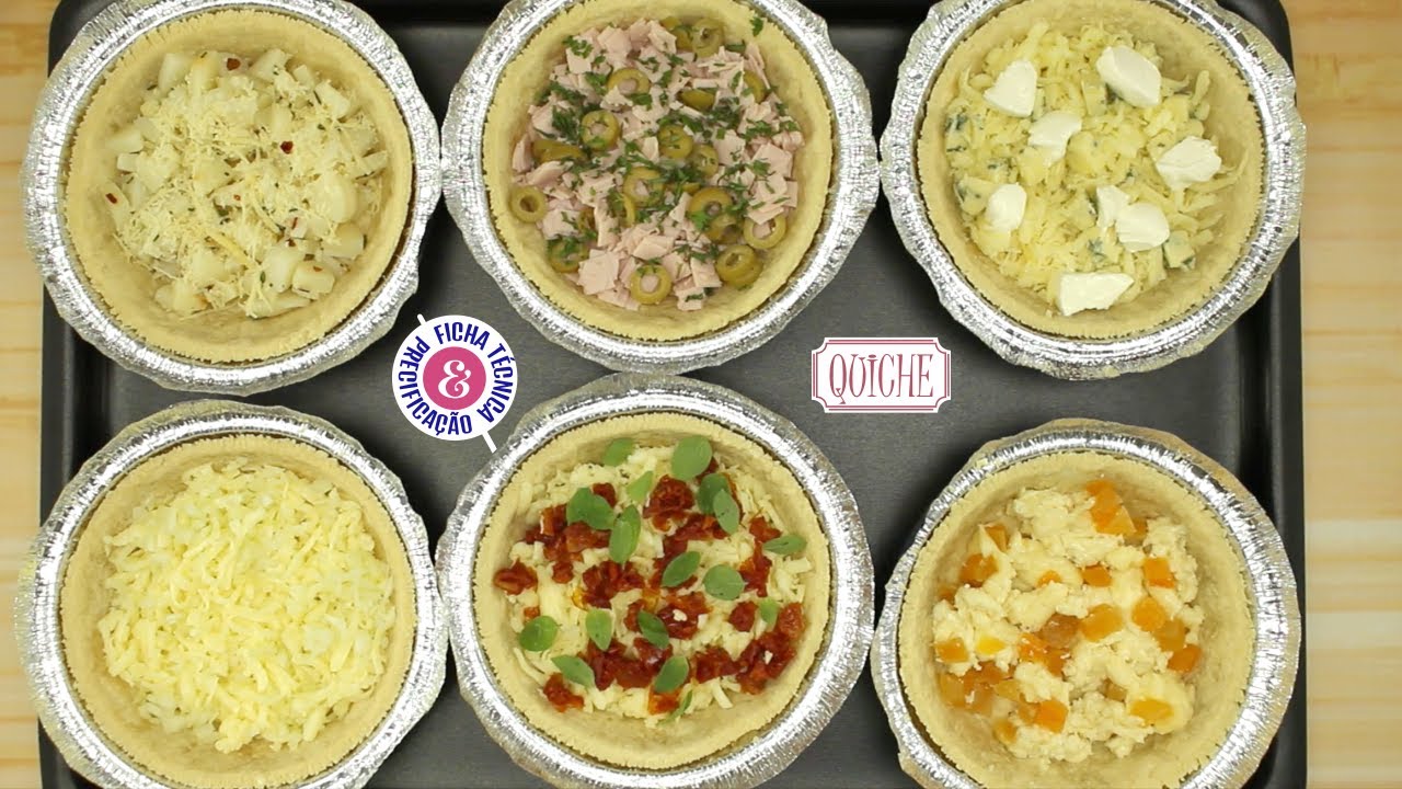 COMO FAZER | QUICHE | 6 RECEITAS