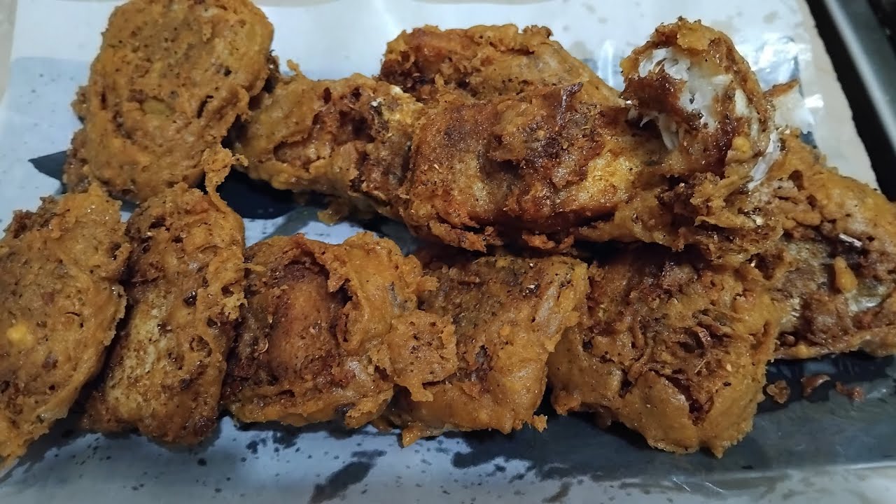 Delicious food, basan fry fish recipe subscribe like share comment!! 😋 