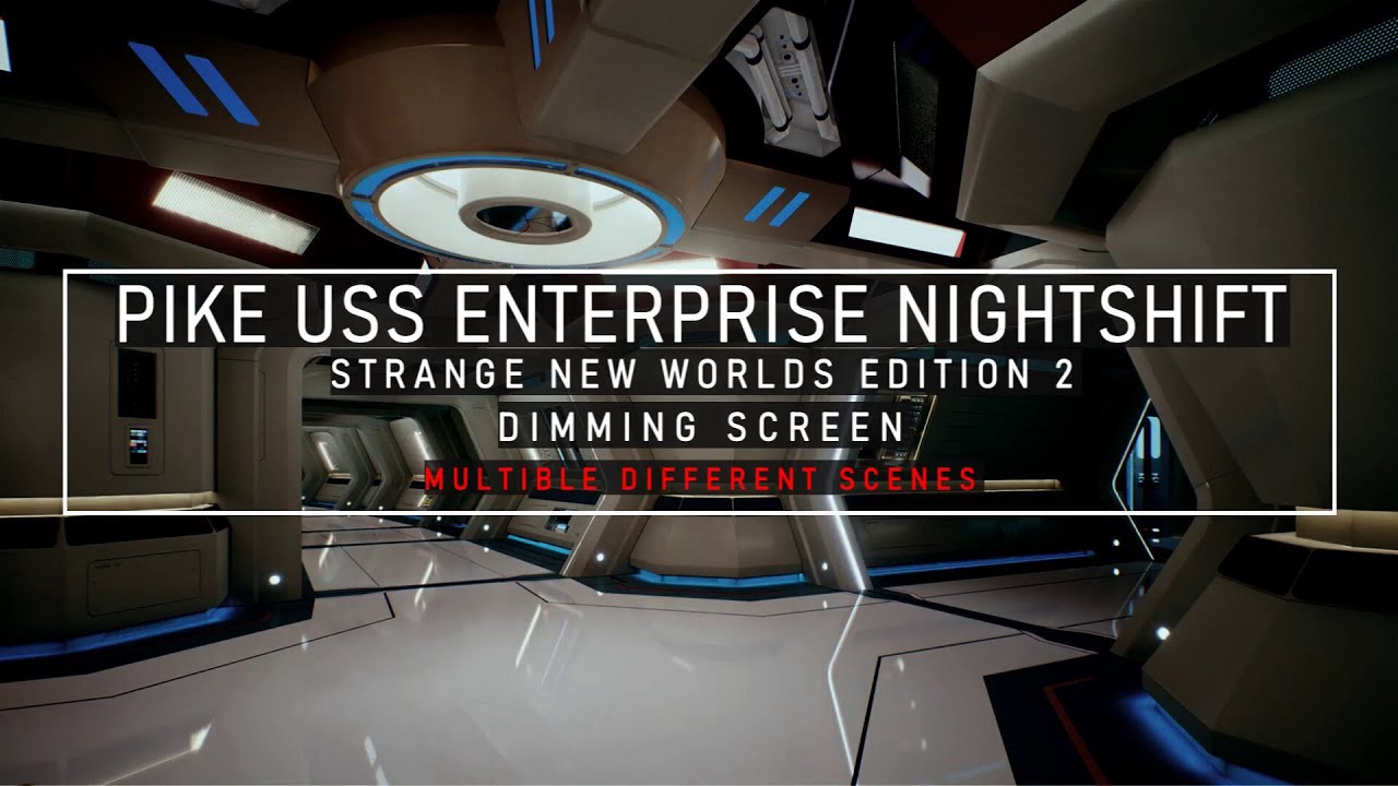 Star Trek Sleep Sounds | USS Enterprise Nightshift | SNW | Night Shift Ambience | White Noise | ASMR