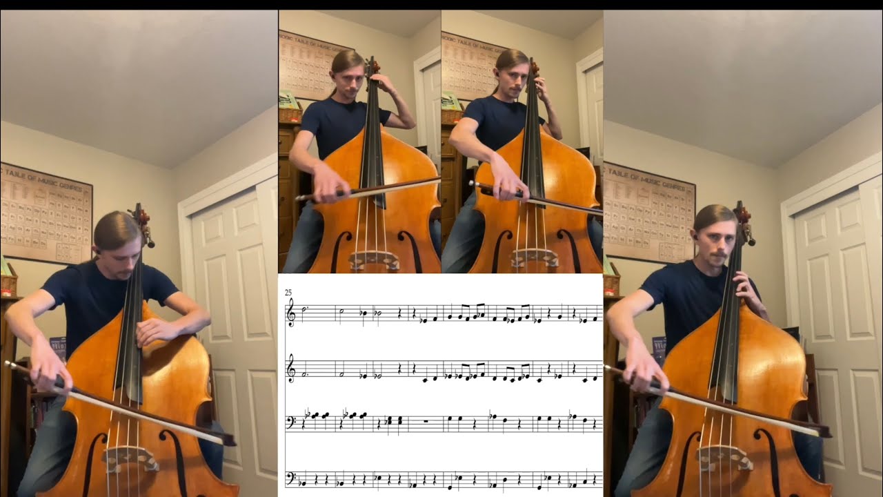Double Bass Quartet: Shostakovich Jazz Waltz No. 2