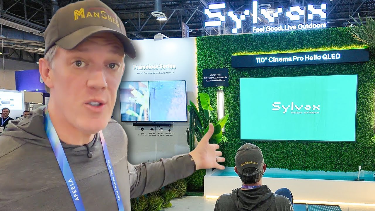 Sylvox CES 2026 New Outdoor TV Frameless & Frameless Pro #betteroutside