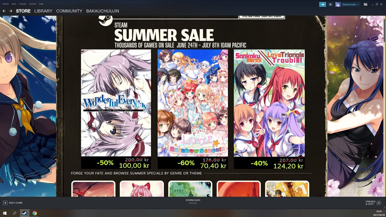 Steam Summer Sale Visual Novel Guide