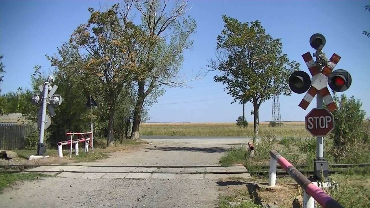 Spoorwegovergang Chiriacu (RO) // Railroad crossing // Trecere la nivel