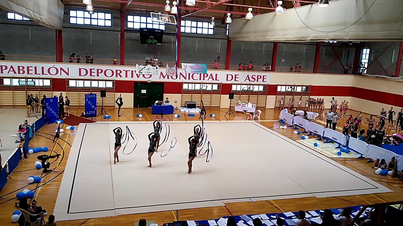 Club Chamara conjunto 5 Cintas Categoría Absoluto Aspe 2016