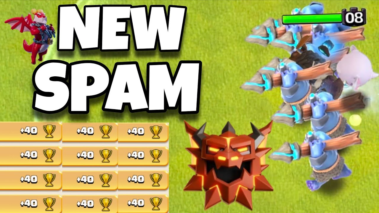 No Skill Needed! This THROWERS Spam is BROKEN in Legend League Best th18 attack strategy in coc 