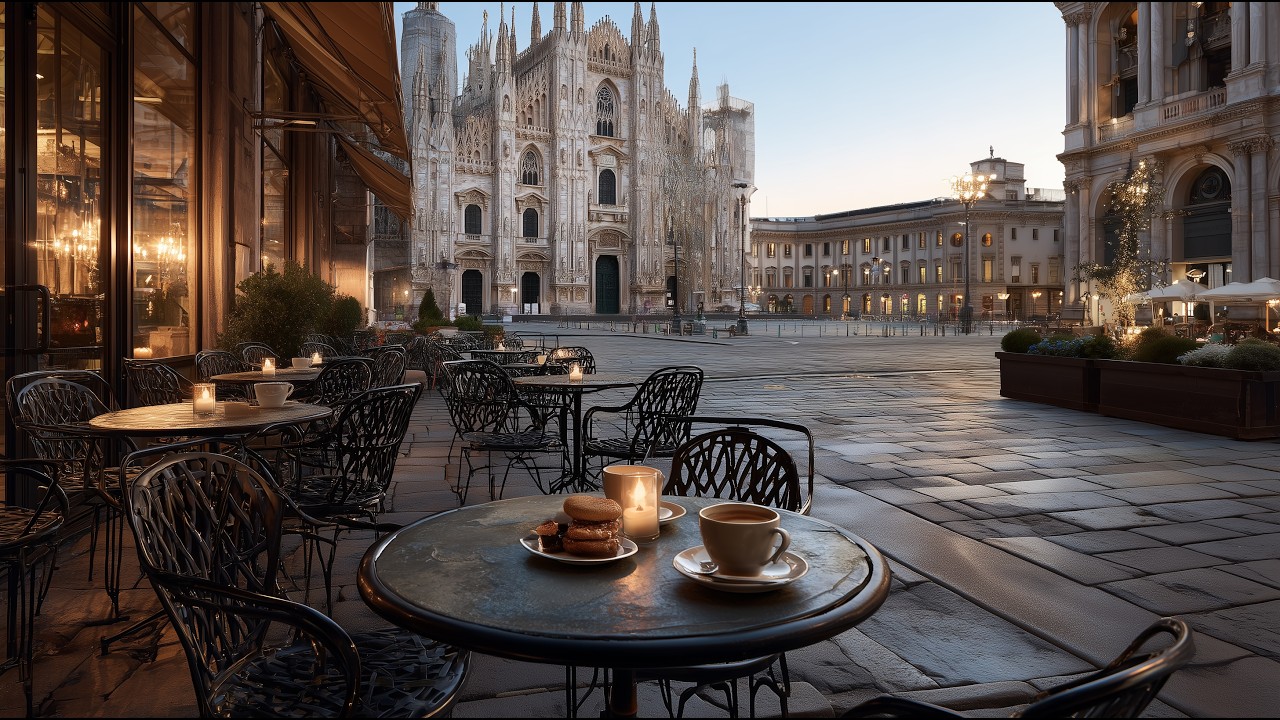 Focus Music for Work & Study | Milan Italy Piano Ambience 🇮🇹