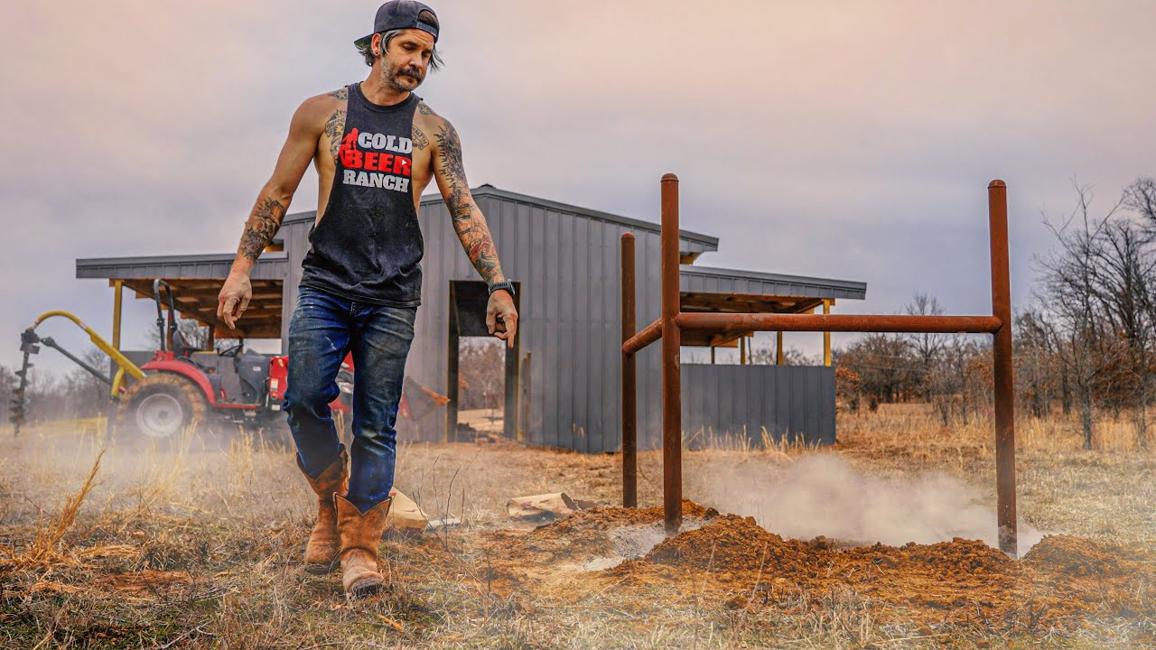 Finishing Fence Corners! HOMESTEADING Our Way // Ranch // Barn