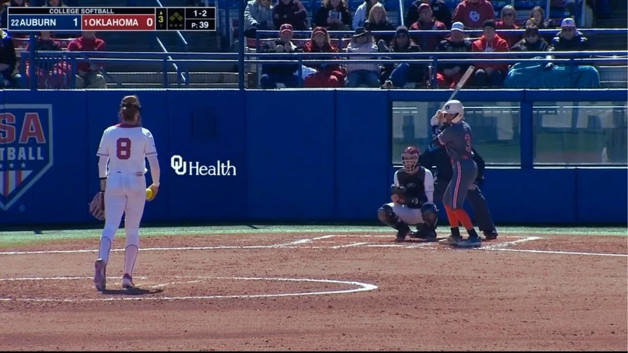 Oklahoma Sooners Softball VS. Auburn Game 2 | Highlights (2023)
