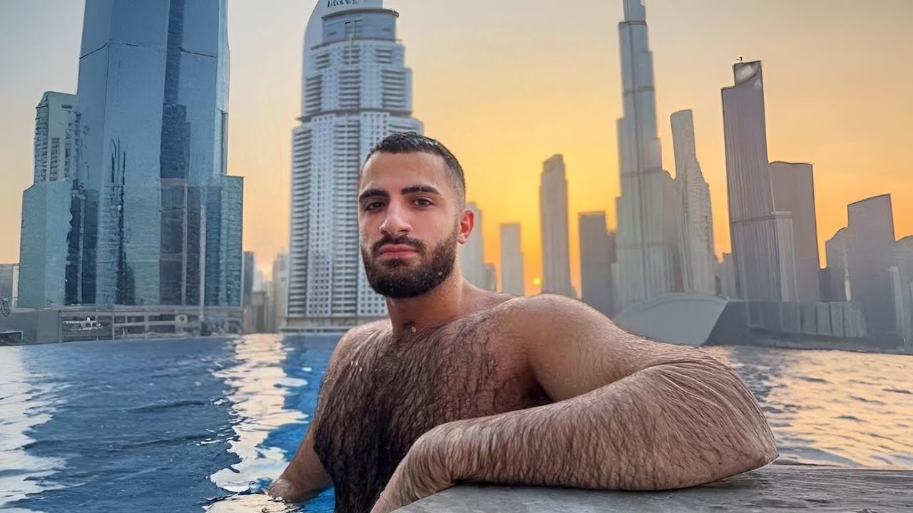 Hairy Chest Bodybuilder Flexing | Rugged Muscle, Alpha Power & Masculine Strength