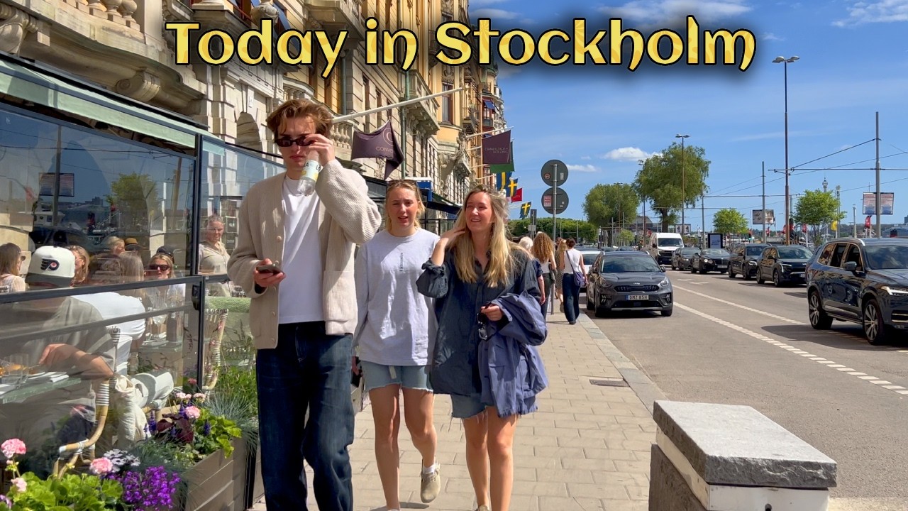 Stockholm Today, June 7 &mdash; City Walk 4K 🇸🇪