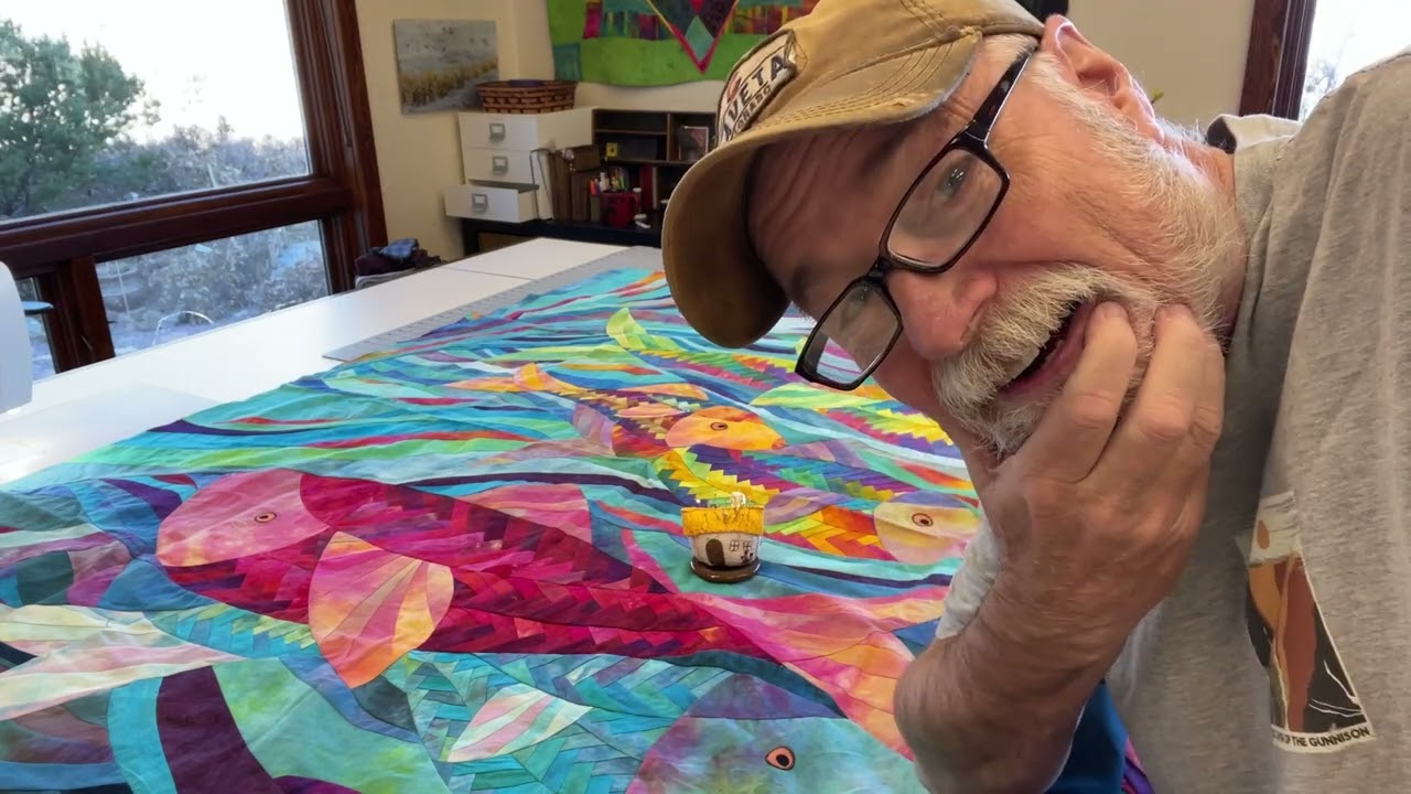 WeAllSew | Ricky Tims | One Fish, Two Fish, Red Fish, Blue Fish Quilt