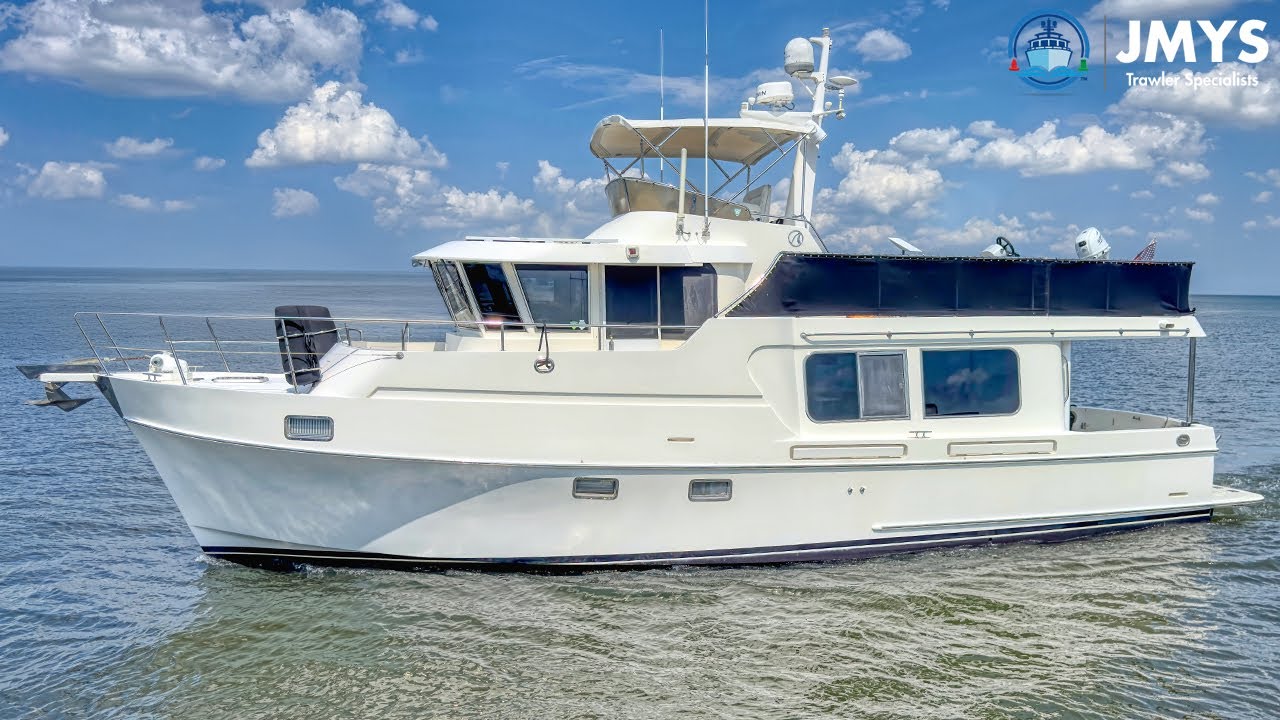 OCEAN ALEXANDER 50 – LIGHTNING – [Talk View Tour] – Trawler for Sale – JMYS