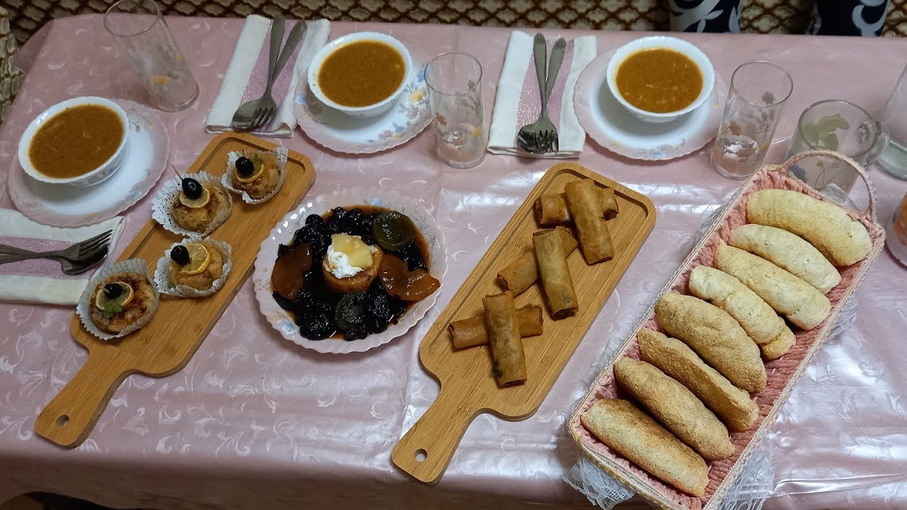 يومياتي في رمضان مابين وبين..🤔 /مائدة بسيطة وسهلة✅