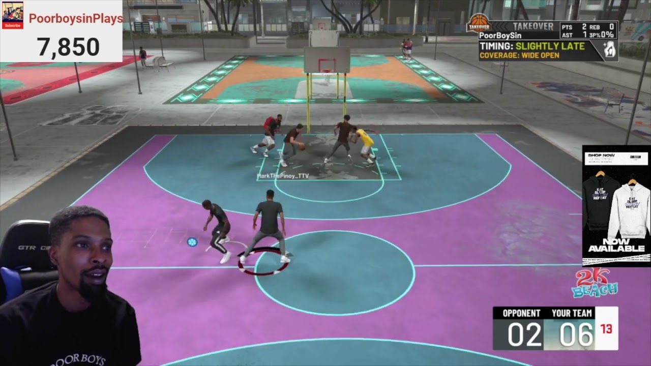 OFFENSE INITIATOR NBA 2K21 2K BEACH 3V3 ISOLATION GAMEPLAY USING THE BEST NEW DRIBBLE MOVES!