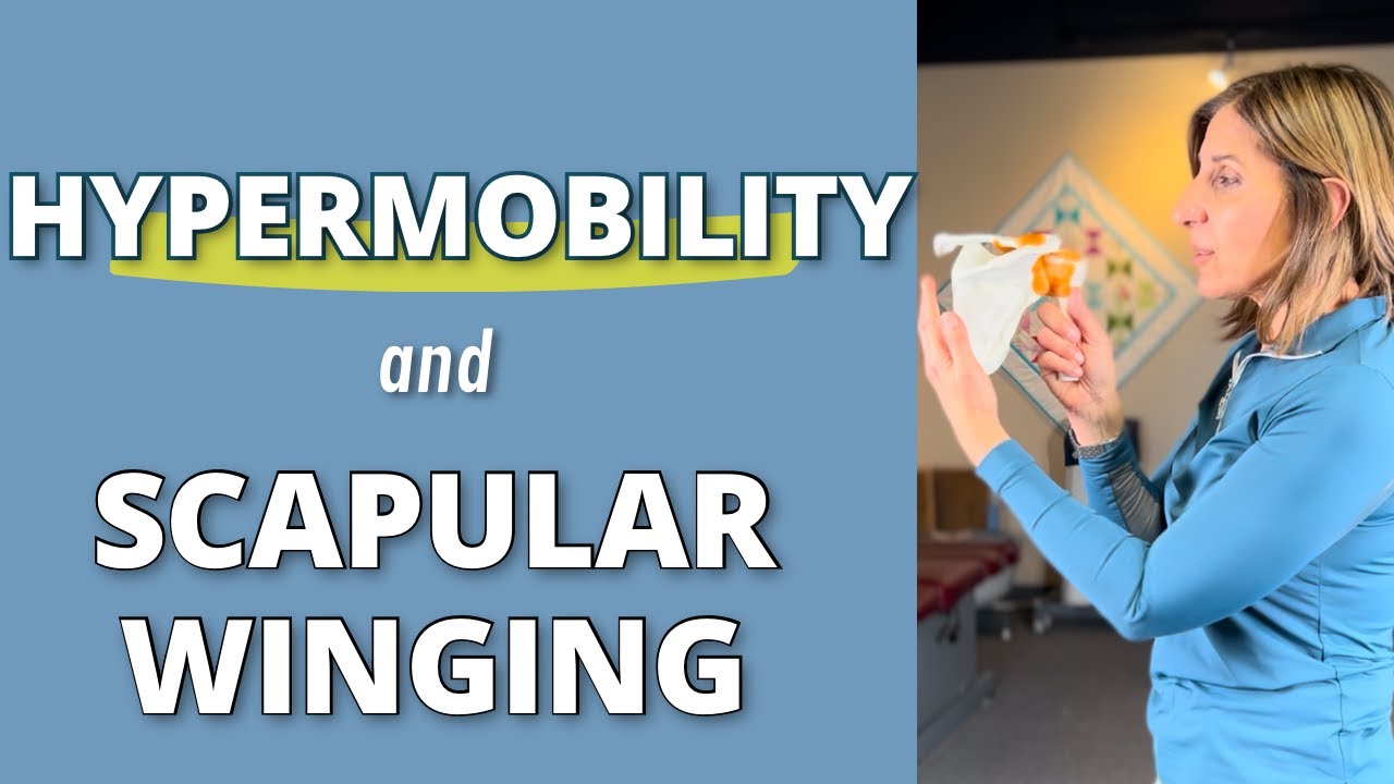 Scapular Winging & Hypermobility #eds #hypermobility #scapulardyskinesis