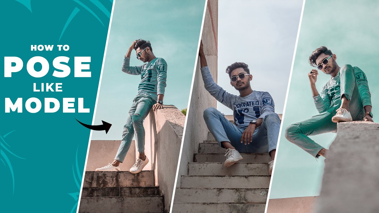 How to POSE like a Model | Best POSE for MAN | NEW Stylish Photo Pose Idea for Man | SK Pixel