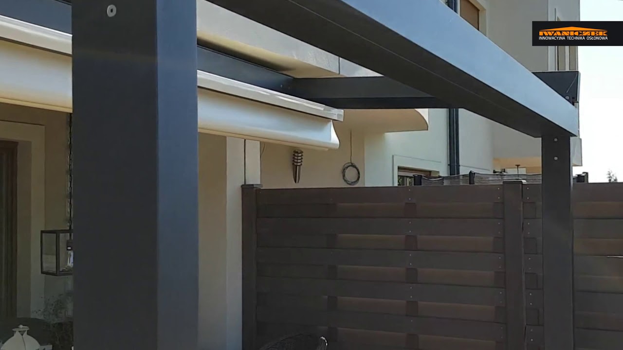Pergola aluminiowa z dachem tkaninowym -Solid.