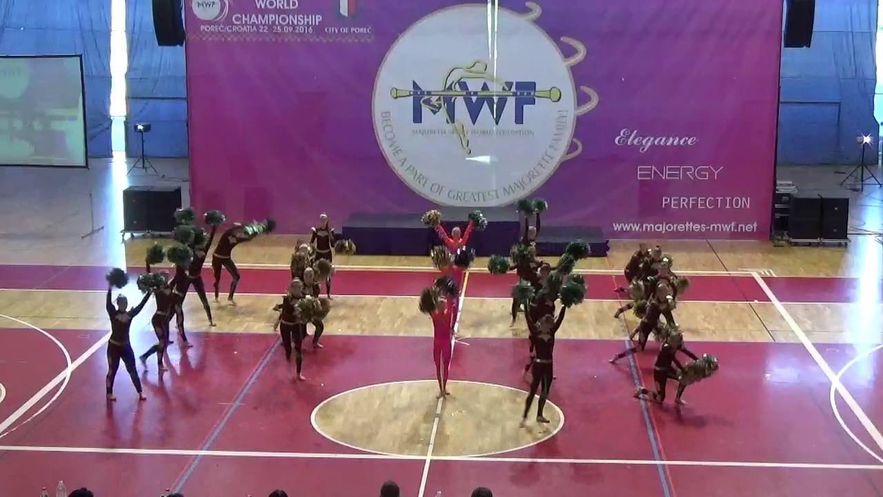 A-team HK podio juniorky - WORLD CHAMPIONSHIP MAJORETTE-SPORT Poreč 2016