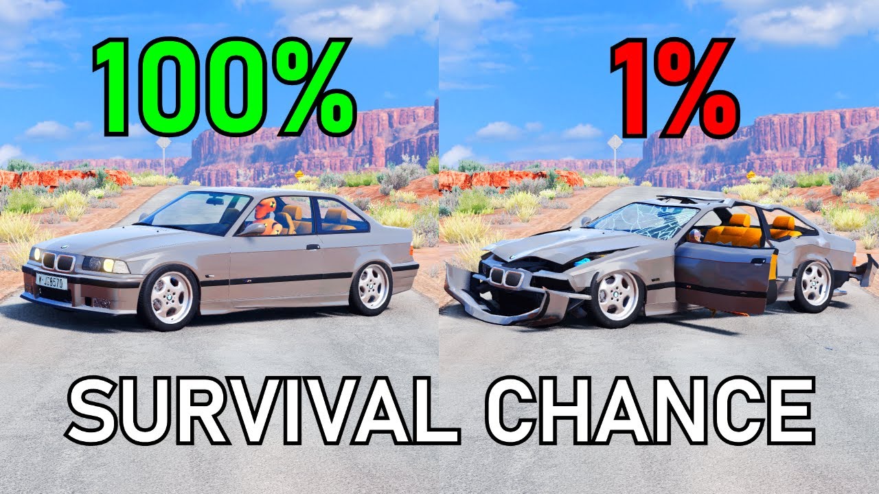 Realistic Survival Chance Crashes #74 | BeamNG.drive