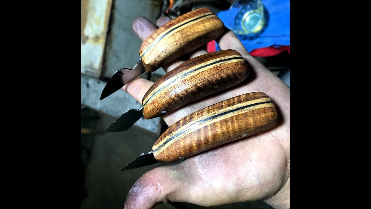 Cómo hacer cuchillos para tallar madera