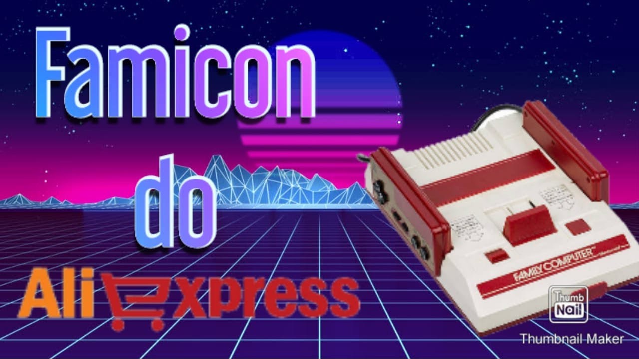 FC COMPACT : O melhor e mais barato Nintendinho do ali Express ! #nes #aliexpress #retrogame