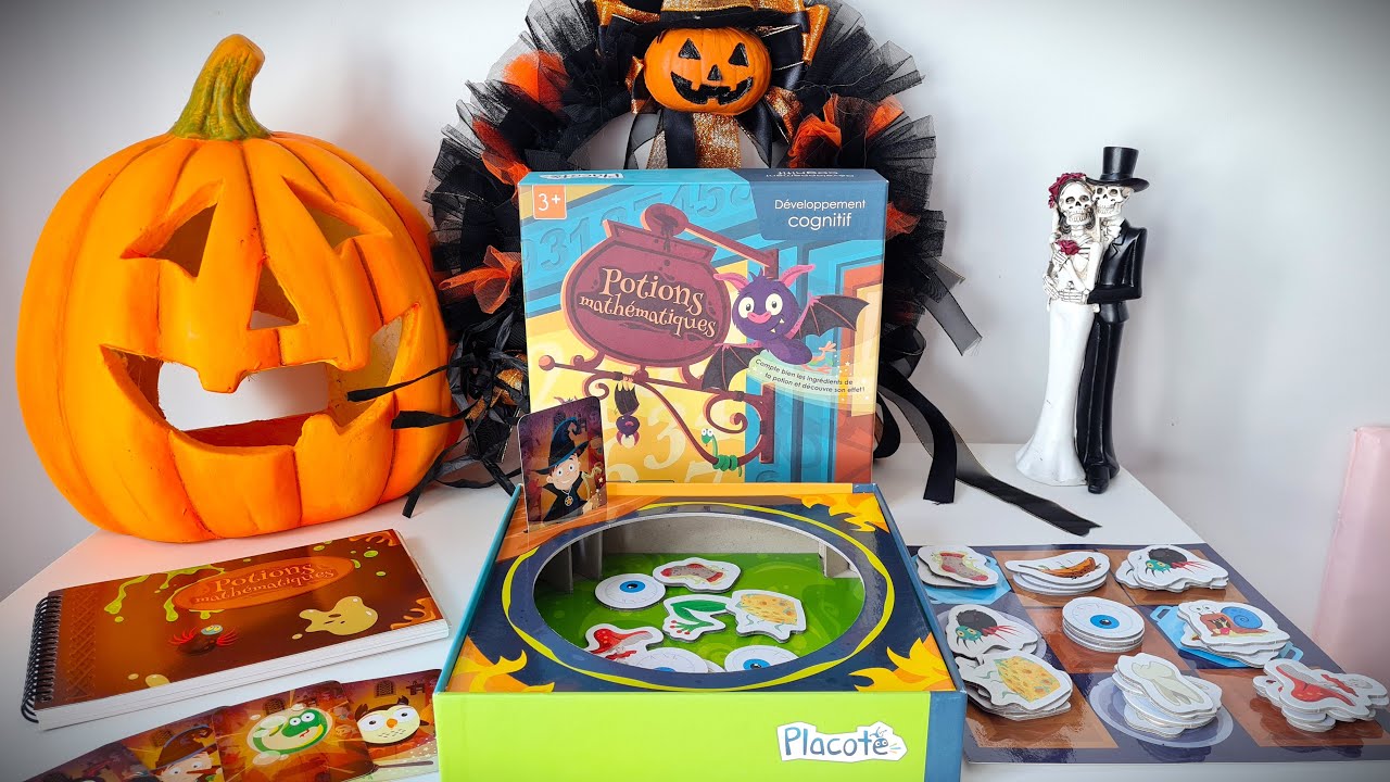 Jeu POTIONS MATHEMATIQUES Halloween🎃 - Apprendre à compter