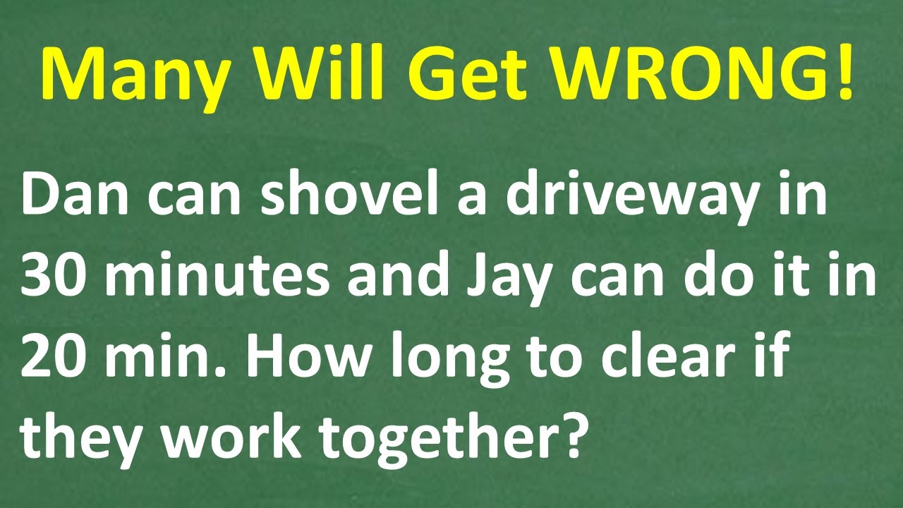 The Algebra Word Problem That Stumps Everyone &ndash; Can You Solve It?