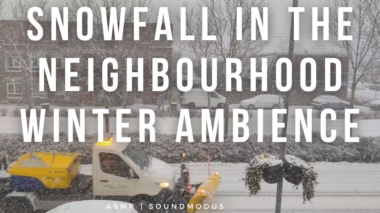 Snowfall In The Neighbourhood | Peaceful Winter Ambience