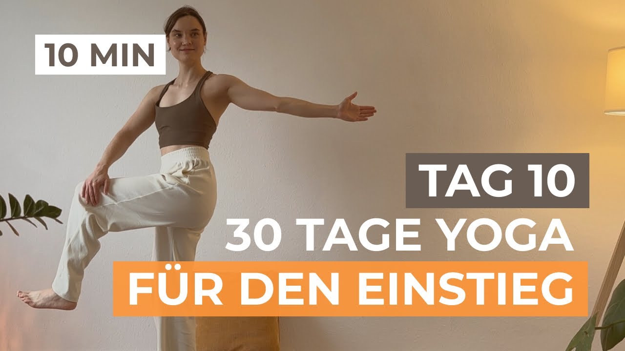 10 Min Yoga für die Wirbelsäule │ Rücken & Balance (Tag 10) 30 Tage Yoga für Einsteiger