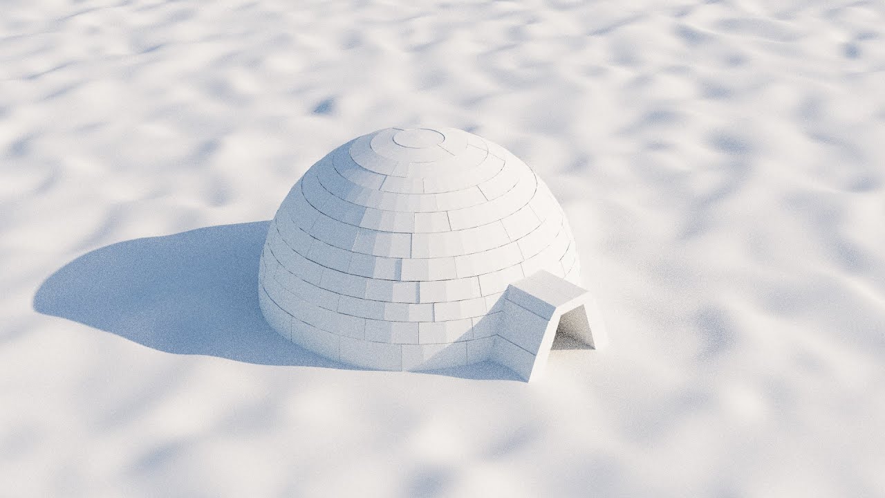Blender Tutorial - Igloo