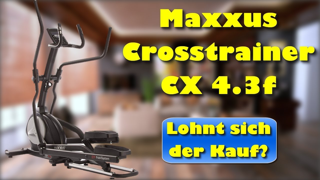 Maxxus Crosstrainer CX 4 3f Test 2021 - Bester Crosstrainer?