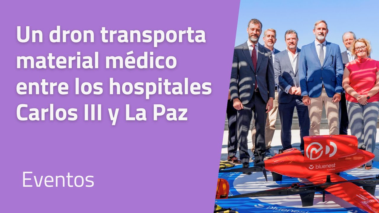 Vuela un dron con suministros médicos entre dos hospitales madrileños | Proyecto U-ELCOME