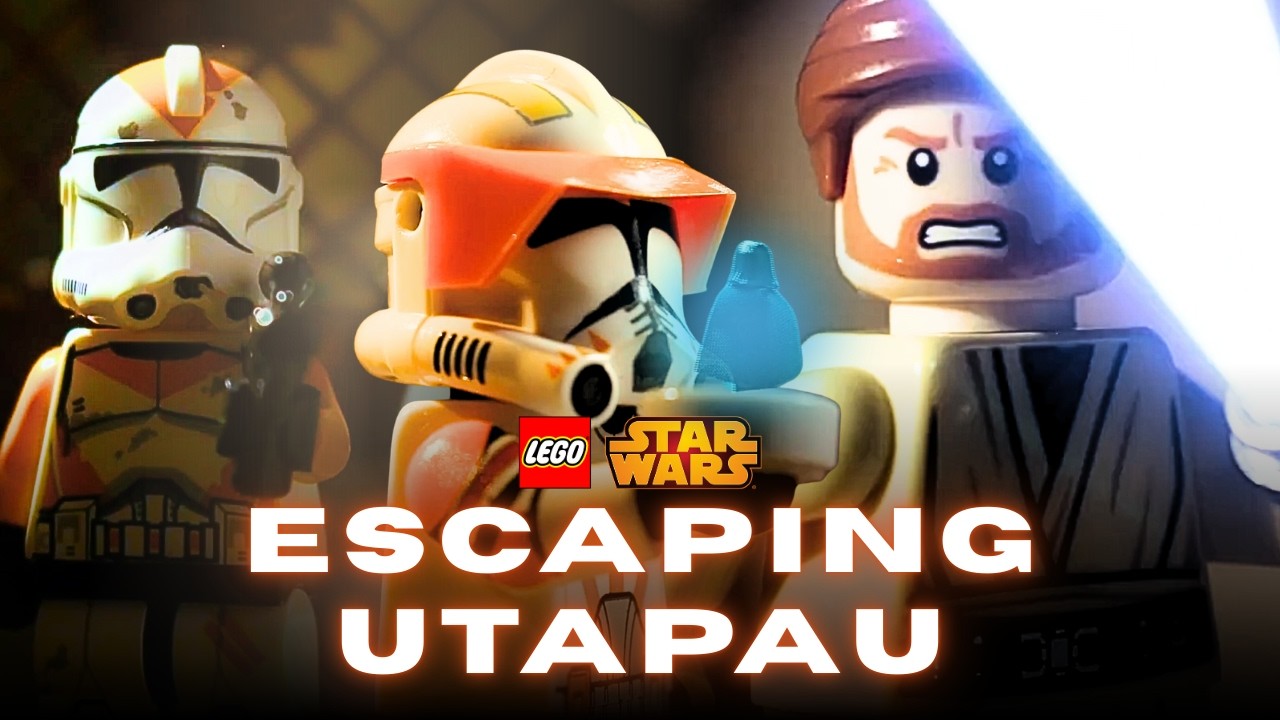 ESCAPING UTAPAU - An Order 66 Story (Lego Star Wars Stop Motion)