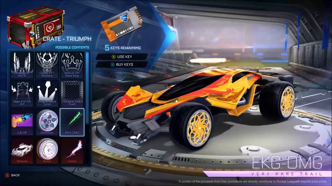 Rocket League Triumph Crate Contents & All New Items Showcase