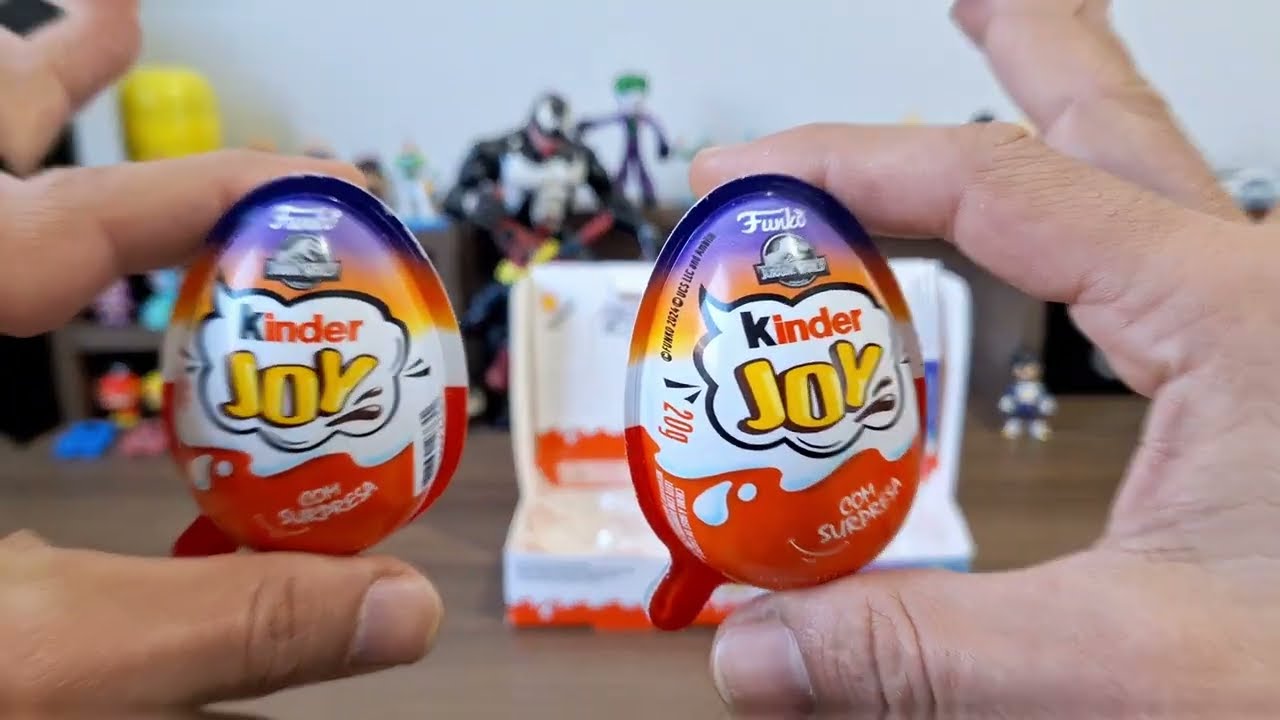 📦 [UNBOXING] KINDER JOY - JURASSIC WORLD 🦖 EP01 [4K] – A NOVA COLEÇÃO COMEÇOU!