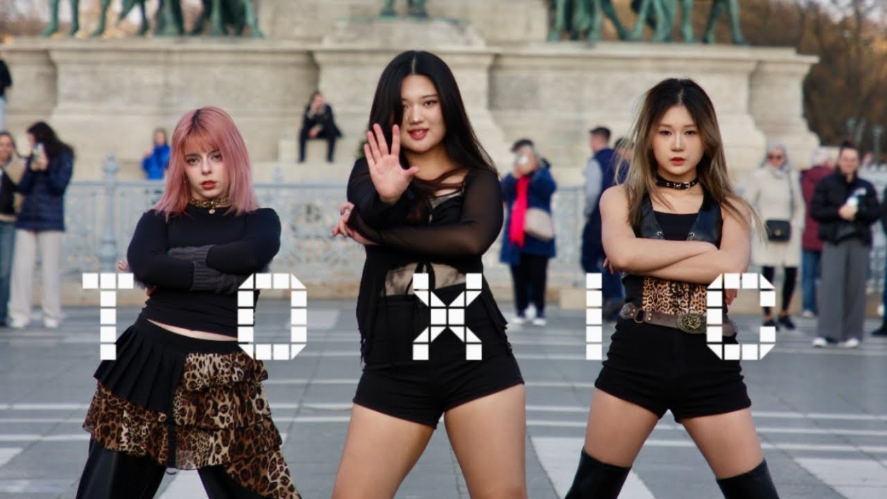 [KPOP IN PUBLIC | RANDOM DANCE] Giselle, Yeji, Julie - TOXIC Cover by Papillon, Budapest, Hungary