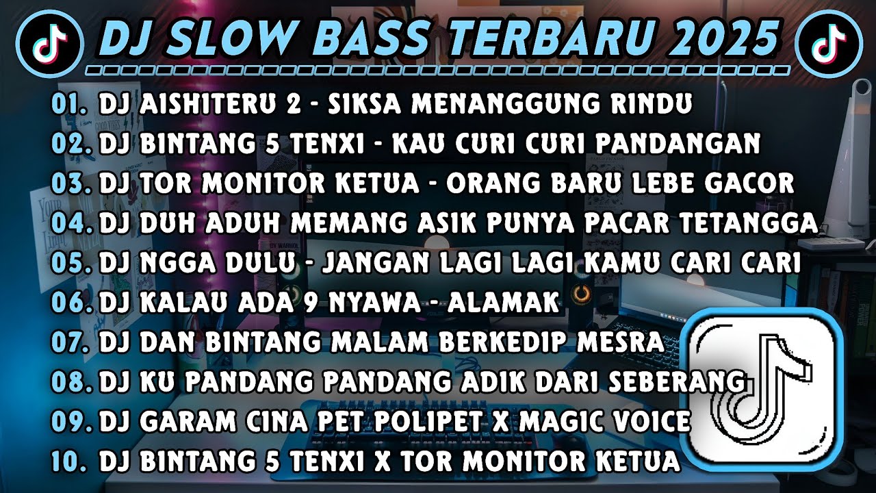 DJ SLOWBASS TERBARU 2025 || DJ AISHITERU 2 - SIKSA MENANGGUNG RINDU || DJ BINTANG 5 TENXI VIRAL 