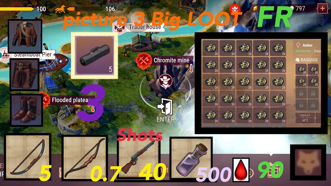 Ex. 4 Westland survival chromite mine 🏹t4,5 and 🔫t4 🛡️🥷 finish it! #westlandsurvival #gameplay