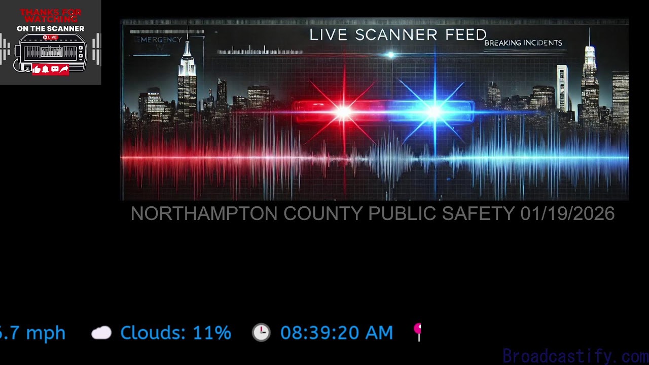🔴 LIVE (01/18/26) Public Safety Scanner