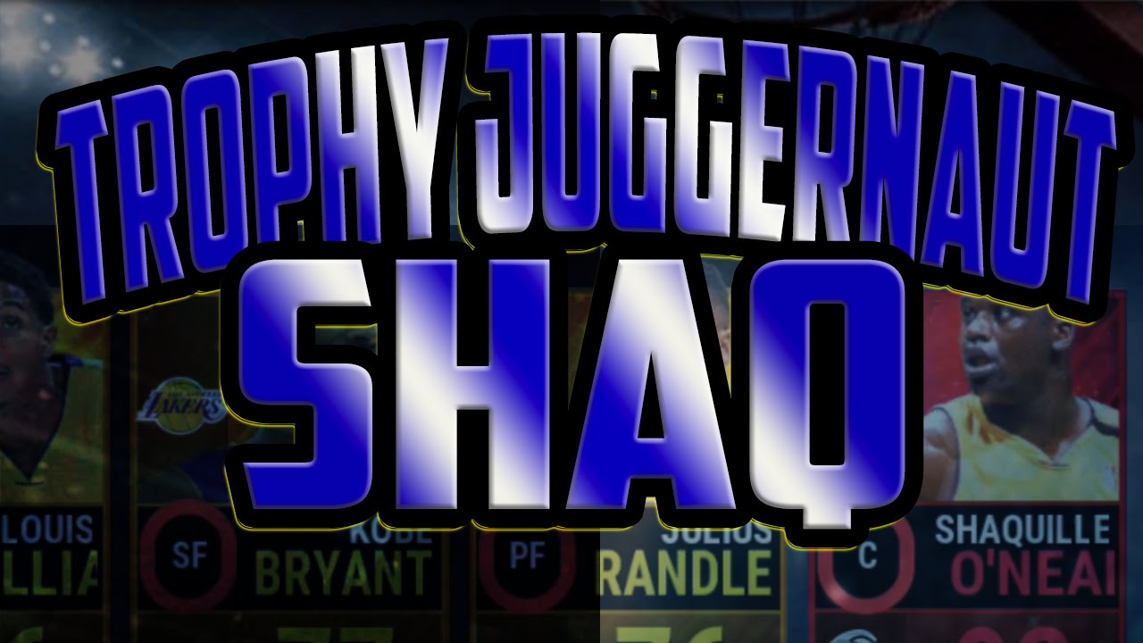 Shaq GamePlay! NBA Live Mobile Trophy Juggernaut Shaquille O'Neal Game Play Plus All Lakers Team!