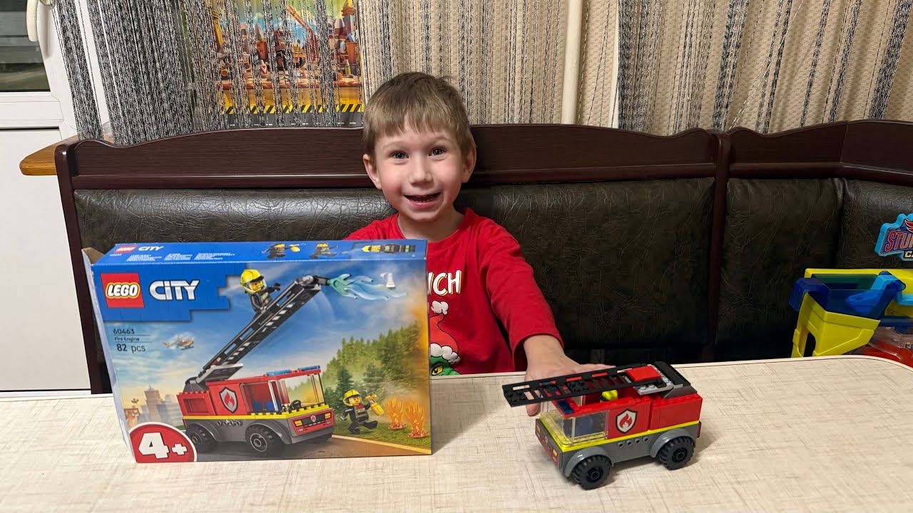  Лего, Конструктор Lego CITY“пожежна машинка» Fire Engine. 