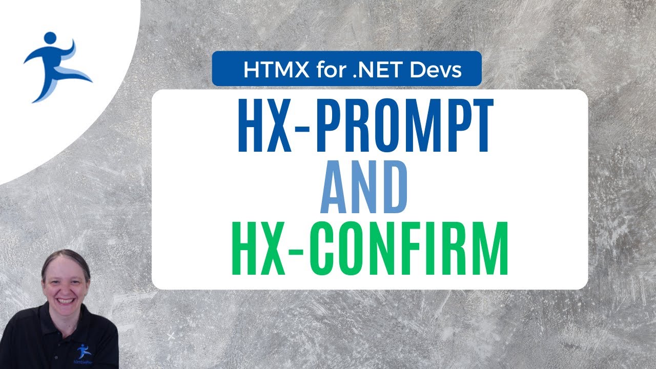 HTMX for .NET Devs - hx-prompt and hx-confirm