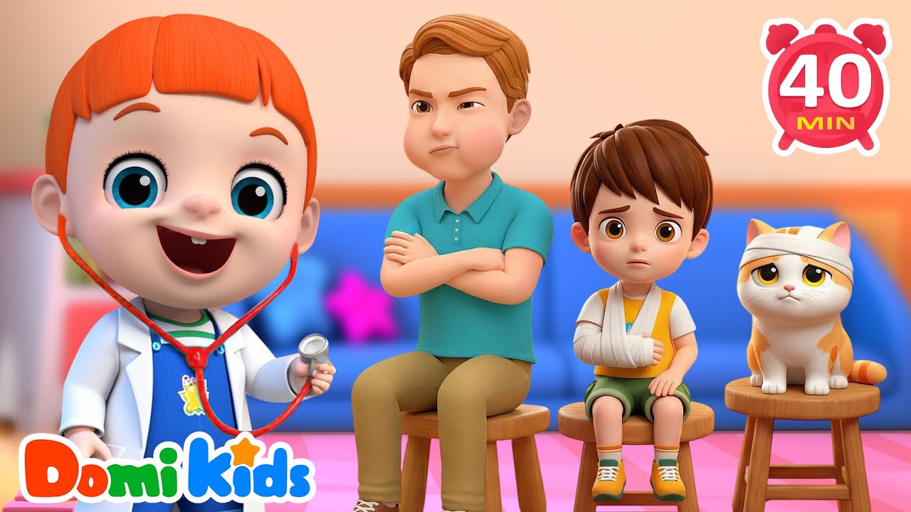 Patients, Be Patient! Doctor Domi Is on the Way🩺 | Fun Kids Songs & Nursery Rhymes | Domi Kids
