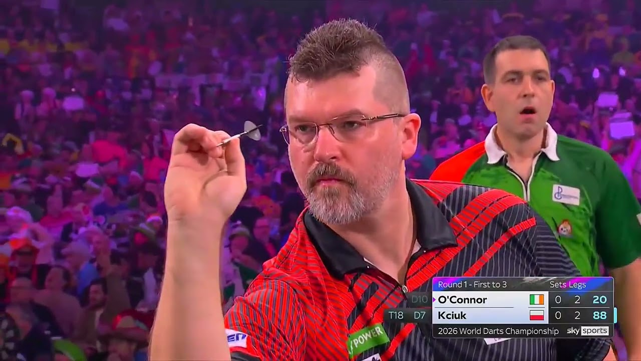 WILLIAM O'CONNOR VS KRZYSZTOF KCIUK HIGHLIGHTS 2026 WORLD DARTS CHAMPIONSHIP