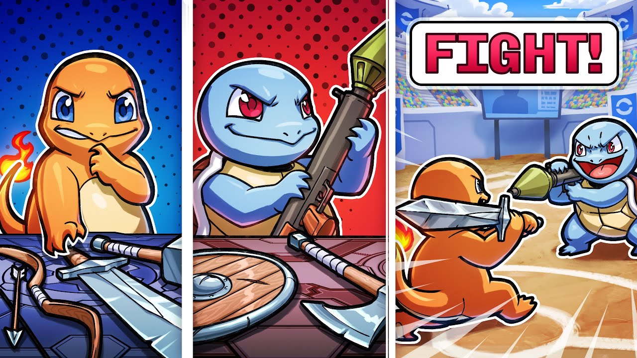 I Gave Pokemon Weapons to use in Battle