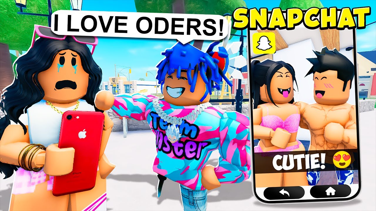 We Found ONLINE DATERS GROUPCHAT on SNAPCHAT.. (Brookhaven RP🏡)